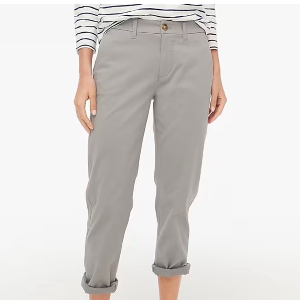 J Crew Factory High-rise Girlfriend Chino Pant